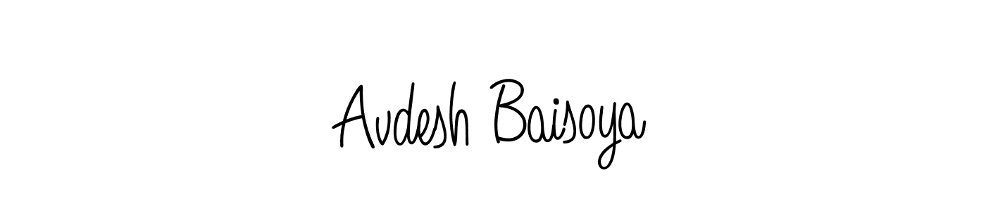Also You can easily find your signature by using the search form. We will create Avdesh Baisoya name handwritten signature images for you free of cost using Angelique-Rose-font-FFP sign style. Avdesh Baisoya signature style 5 images and pictures png