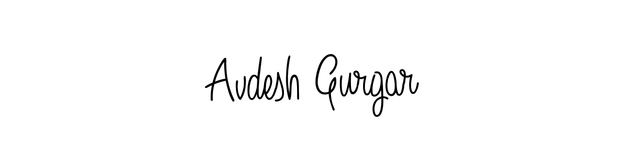 Make a beautiful signature design for name Avdesh Gurgar. Use this online signature maker to create a handwritten signature for free. Avdesh Gurgar signature style 5 images and pictures png