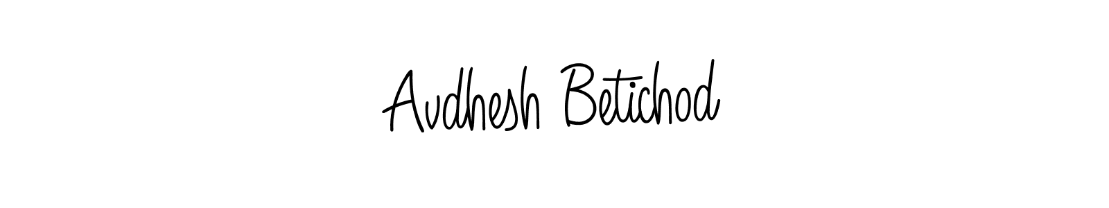 How to make Avdhesh Betichod name signature. Use Angelique-Rose-font-FFP style for creating short signs online. This is the latest handwritten sign. Avdhesh Betichod signature style 5 images and pictures png