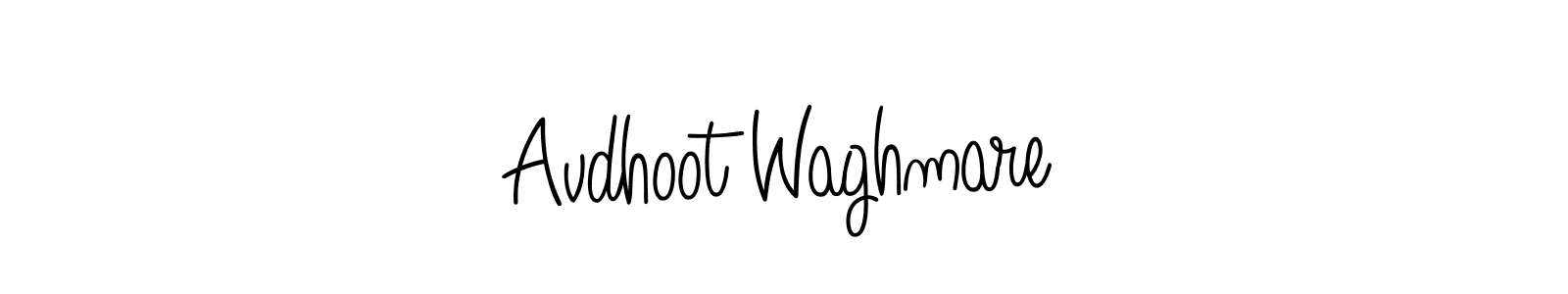 Create a beautiful signature design for name Avdhoot Waghmare. With this signature (Angelique-Rose-font-FFP) fonts, you can make a handwritten signature for free. Avdhoot Waghmare signature style 5 images and pictures png