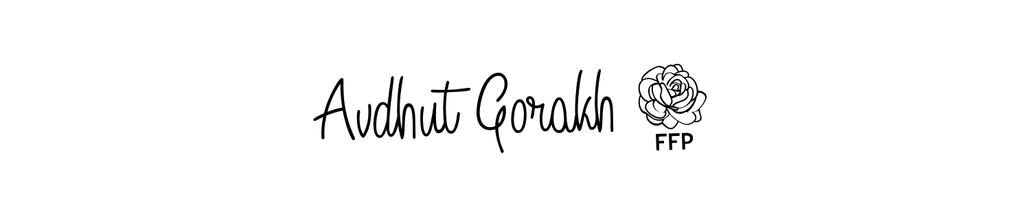 Design your own signature with our free online signature maker. With this signature software, you can create a handwritten (Angelique-Rose-font-FFP) signature for name Avdhut Gorakh 3. Avdhut Gorakh 3 signature style 5 images and pictures png