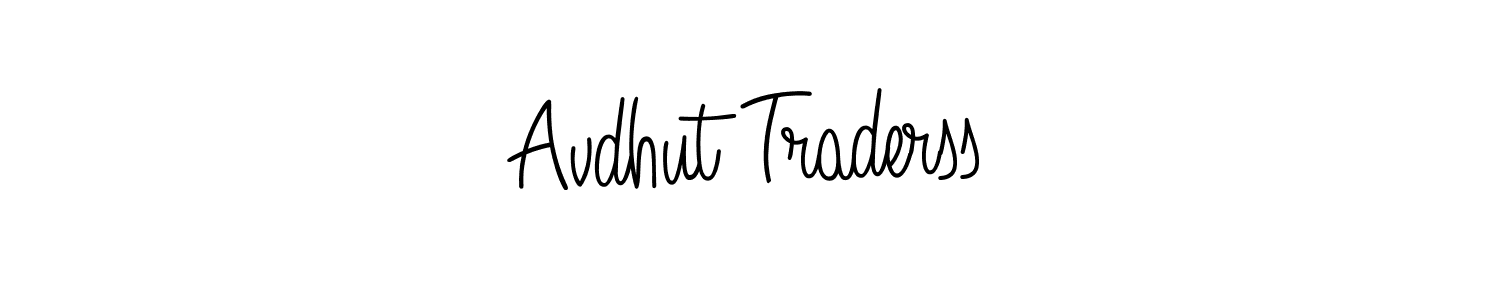 You can use this online signature creator to create a handwritten signature for the name Avdhut Traderss. This is the best online autograph maker. Avdhut Traderss signature style 5 images and pictures png