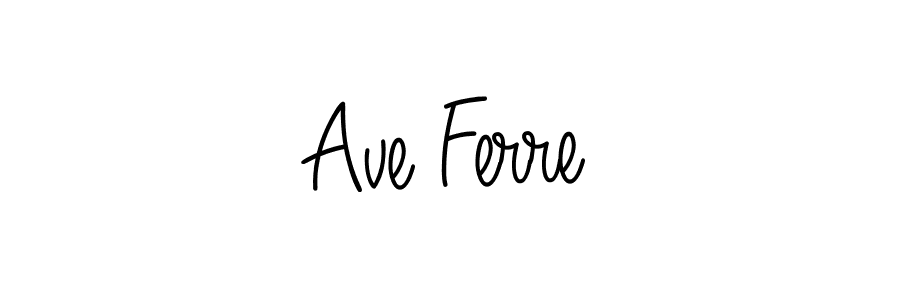 Also we have Ave Ferre name is the best signature style. Create professional handwritten signature collection using Angelique-Rose-font-FFP autograph style. Ave Ferre signature style 5 images and pictures png