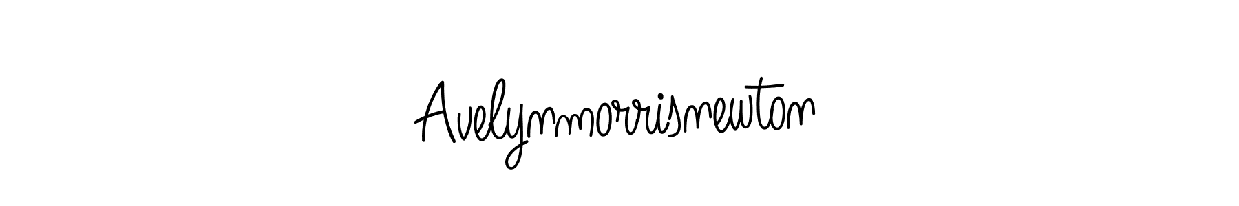 Design your own signature with our free online signature maker. With this signature software, you can create a handwritten (Angelique-Rose-font-FFP) signature for name Avelynmorrisnewton. Avelynmorrisnewton signature style 5 images and pictures png