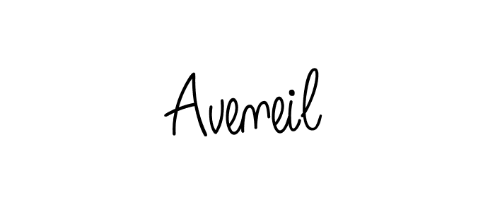 Design your own signature with our free online signature maker. With this signature software, you can create a handwritten (Angelique-Rose-font-FFP) signature for name Aveneil. Aveneil signature style 5 images and pictures png