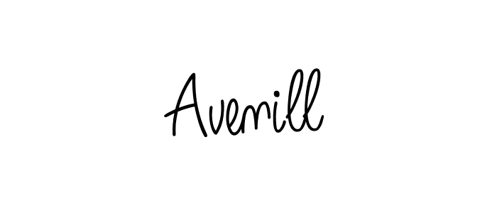 How to make Avenill name signature. Use Angelique-Rose-font-FFP style for creating short signs online. This is the latest handwritten sign. Avenill signature style 5 images and pictures png