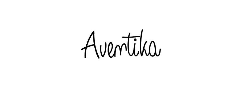 Design your own signature with our free online signature maker. With this signature software, you can create a handwritten (Angelique-Rose-font-FFP) signature for name Aventika. Aventika signature style 5 images and pictures png