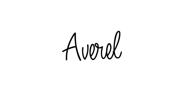 Use a signature maker to create a handwritten signature online. With this signature software, you can design (Angelique-Rose-font-FFP) your own signature for name Averel. Averel signature style 5 images and pictures png