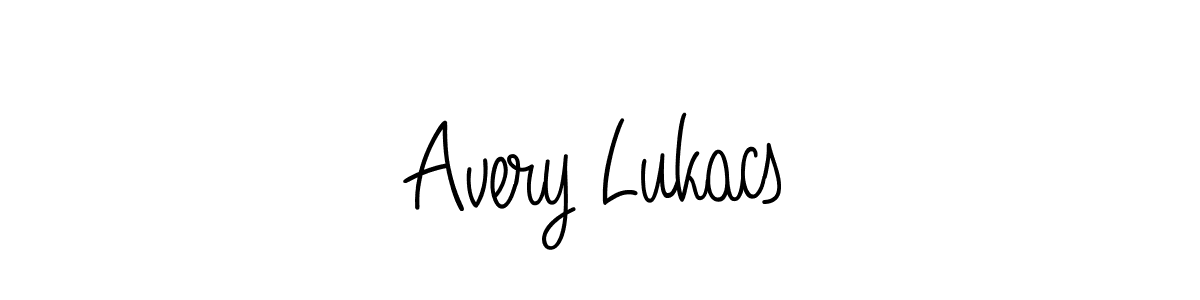 Make a beautiful signature design for name Avery Lukacs. With this signature (Angelique-Rose-font-FFP) style, you can create a handwritten signature for free. Avery Lukacs signature style 5 images and pictures png