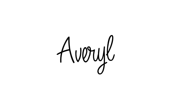 You should practise on your own different ways (Angelique-Rose-font-FFP) to write your name (Averyl) in signature. don't let someone else do it for you. Averyl signature style 5 images and pictures png