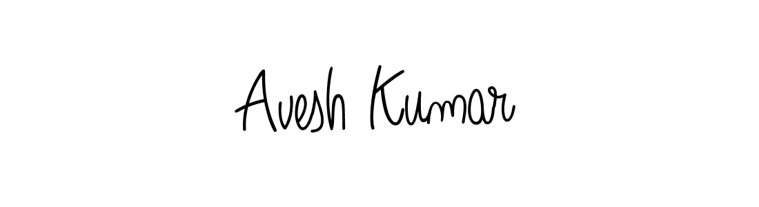 Also we have Avesh Kumar name is the best signature style. Create professional handwritten signature collection using Angelique-Rose-font-FFP autograph style. Avesh Kumar signature style 5 images and pictures png