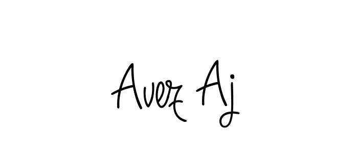 Also You can easily find your signature by using the search form. We will create Avez Aj name handwritten signature images for you free of cost using Angelique-Rose-font-FFP sign style. Avez Aj signature style 5 images and pictures png