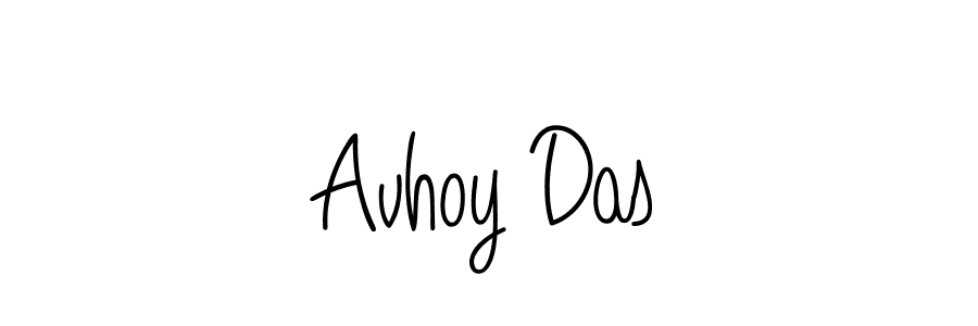 How to make Avhoy Das signature? Angelique-Rose-font-FFP is a professional autograph style. Create handwritten signature for Avhoy Das name. Avhoy Das signature style 5 images and pictures png