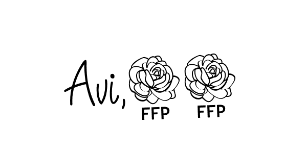 You should practise on your own different ways (Angelique-Rose-font-FFP) to write your name (Avi,24) in signature. don't let someone else do it for you. Avi,24 signature style 5 images and pictures png