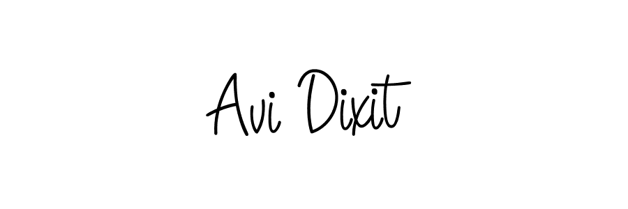 Design your own signature with our free online signature maker. With this signature software, you can create a handwritten (Angelique-Rose-font-FFP) signature for name Avi Dixit. Avi Dixit signature style 5 images and pictures png