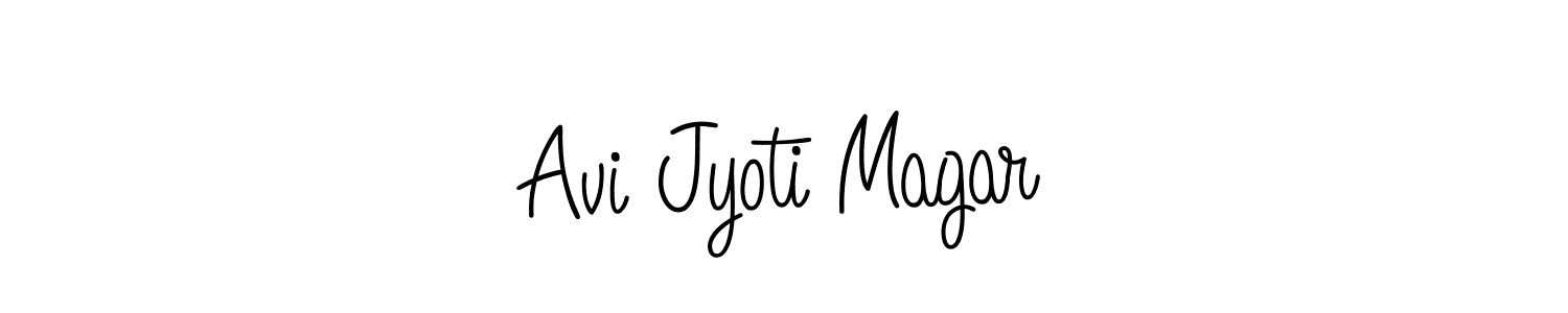 You can use this online signature creator to create a handwritten signature for the name Avi Jyoti Magar. This is the best online autograph maker. Avi Jyoti Magar signature style 5 images and pictures png