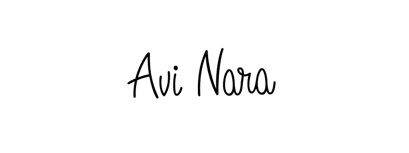 Create a beautiful signature design for name Avi Nara. With this signature (Angelique-Rose-font-FFP) fonts, you can make a handwritten signature for free. Avi Nara signature style 5 images and pictures png