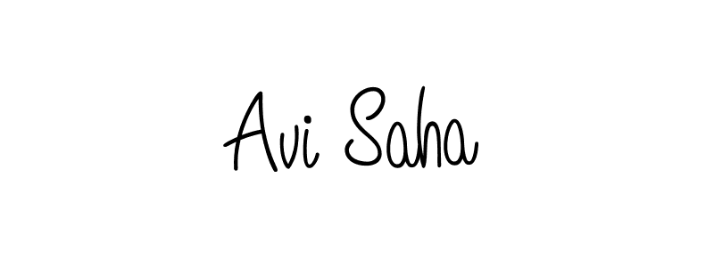 The best way (Angelique-Rose-font-FFP) to make a short signature is to pick only two or three words in your name. The name Avi Saha include a total of six letters. For converting this name. Avi Saha signature style 5 images and pictures png