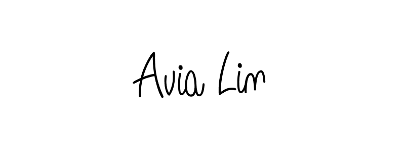 if you are searching for the best signature style for your name Avia Lin. so please give up your signature search. here we have designed multiple signature styles  using Angelique-Rose-font-FFP. Avia Lin signature style 5 images and pictures png