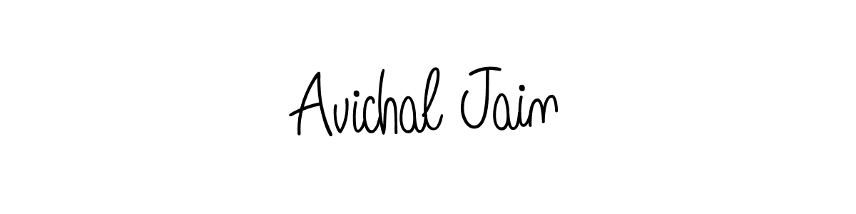 How to make Avichal Jain name signature. Use Angelique-Rose-font-FFP style for creating short signs online. This is the latest handwritten sign. Avichal Jain signature style 5 images and pictures png