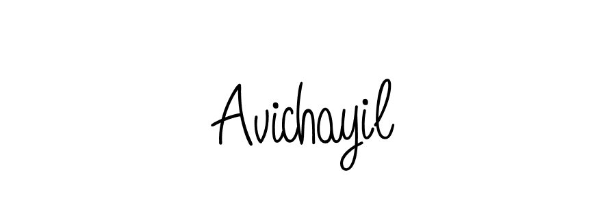 The best way (Angelique-Rose-font-FFP) to make a short signature is to pick only two or three words in your name. The name Avichayil include a total of six letters. For converting this name. Avichayil signature style 5 images and pictures png