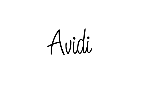 Use a signature maker to create a handwritten signature online. With this signature software, you can design (Angelique-Rose-font-FFP) your own signature for name Avidi. Avidi signature style 5 images and pictures png