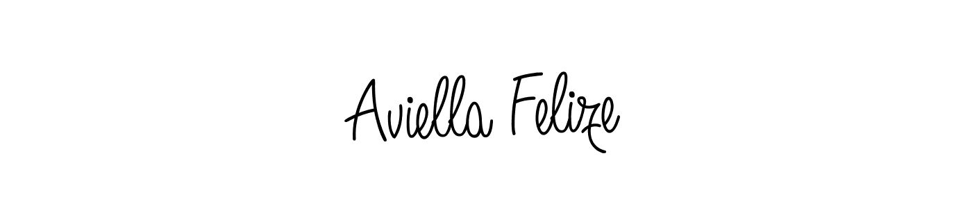 Here are the top 10 professional signature styles for the name Aviella Felize. These are the best autograph styles you can use for your name. Aviella Felize signature style 5 images and pictures png