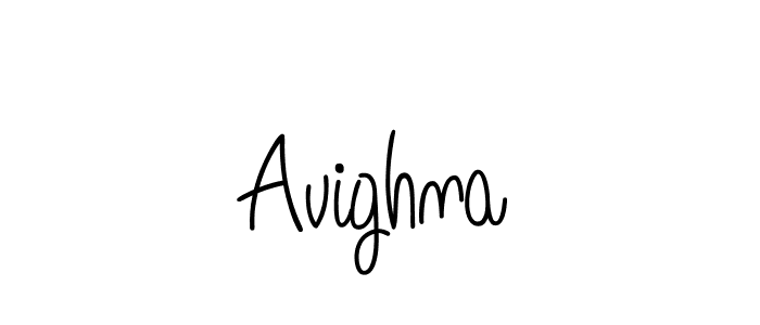 Create a beautiful signature design for name Avighna. With this signature (Angelique-Rose-font-FFP) fonts, you can make a handwritten signature for free. Avighna signature style 5 images and pictures png