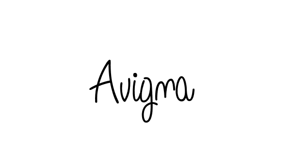 if you are searching for the best signature style for your name Avigna. so please give up your signature search. here we have designed multiple signature styles  using Angelique-Rose-font-FFP. Avigna signature style 5 images and pictures png