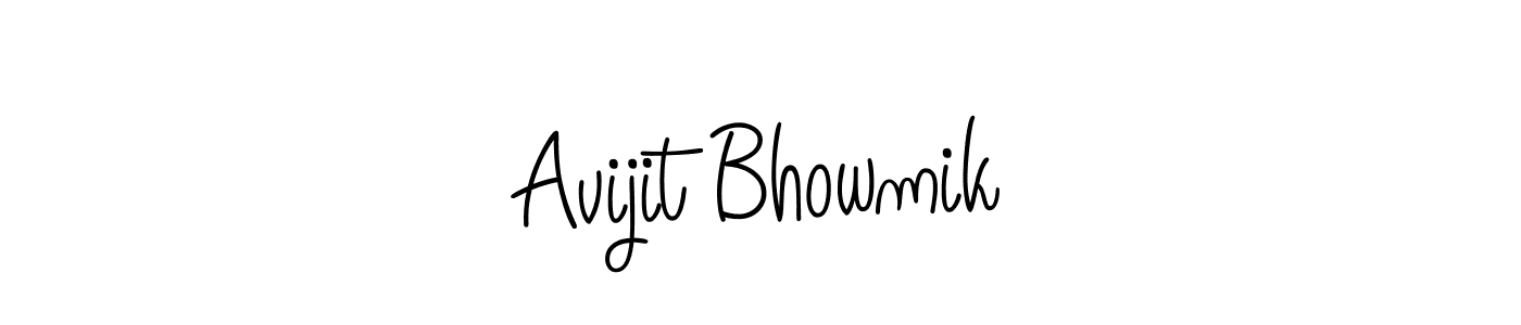 Once you've used our free online signature maker to create your best signature Angelique-Rose-font-FFP style, it's time to enjoy all of the benefits that Avijit Bhowmik name signing documents. Avijit Bhowmik signature style 5 images and pictures png