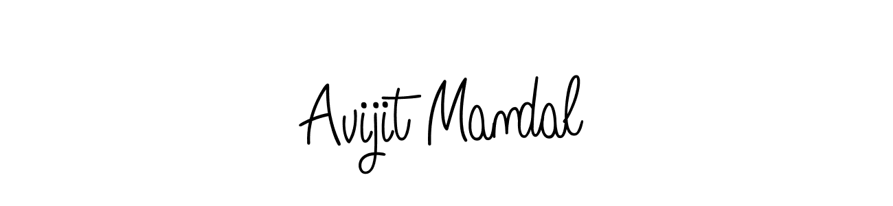 Create a beautiful signature design for name Avijit Mandal. With this signature (Angelique-Rose-font-FFP) fonts, you can make a handwritten signature for free. Avijit Mandal signature style 5 images and pictures png