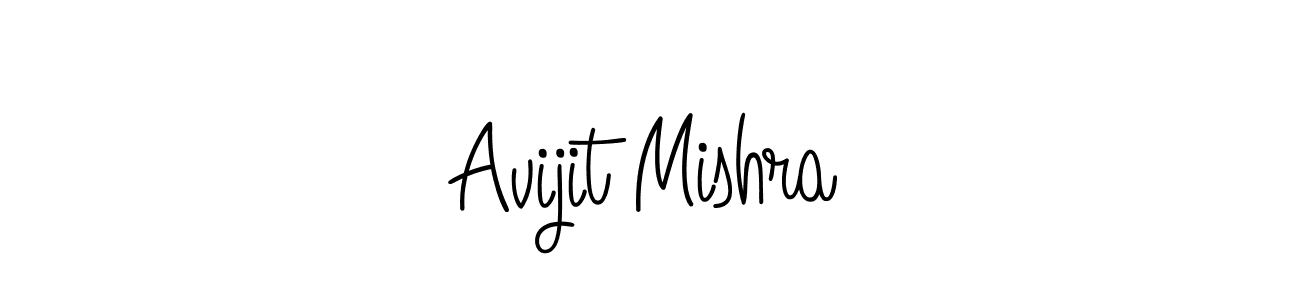 Use a signature maker to create a handwritten signature online. With this signature software, you can design (Angelique-Rose-font-FFP) your own signature for name Avijit Mishra. Avijit Mishra signature style 5 images and pictures png