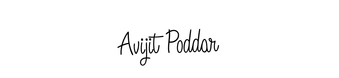 Avijit Poddar stylish signature style. Best Handwritten Sign (Angelique-Rose-font-FFP) for my name. Handwritten Signature Collection Ideas for my name Avijit Poddar. Avijit Poddar signature style 5 images and pictures png