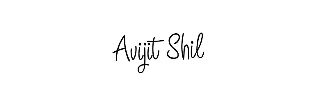 How to make Avijit Shil name signature. Use Angelique-Rose-font-FFP style for creating short signs online. This is the latest handwritten sign. Avijit Shil signature style 5 images and pictures png