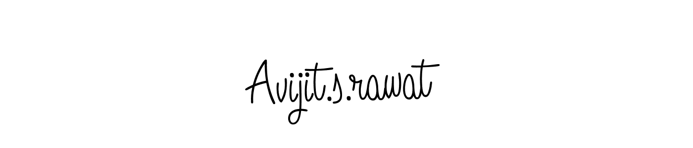 Make a beautiful signature design for name Avijit.s.rawat. With this signature (Angelique-Rose-font-FFP) style, you can create a handwritten signature for free. Avijit.s.rawat signature style 5 images and pictures png