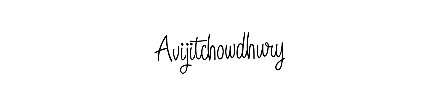 Also we have Avijitchowdhury name is the best signature style. Create professional handwritten signature collection using Angelique-Rose-font-FFP autograph style. Avijitchowdhury signature style 5 images and pictures png