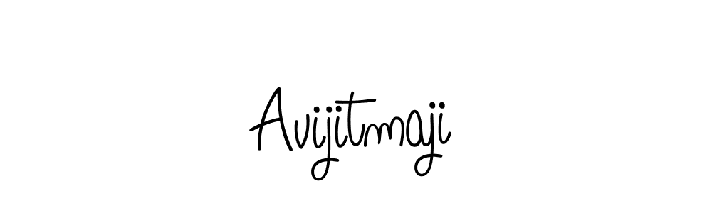 Use a signature maker to create a handwritten signature online. With this signature software, you can design (Angelique-Rose-font-FFP) your own signature for name Avijitmaji. Avijitmaji signature style 5 images and pictures png