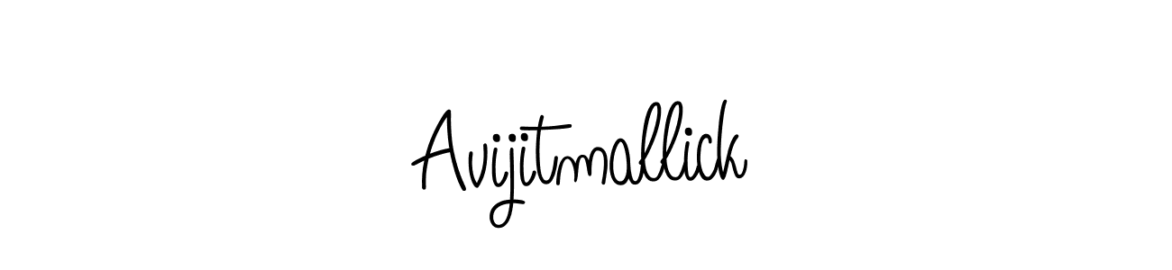 How to make Avijitmallick signature? Angelique-Rose-font-FFP is a professional autograph style. Create handwritten signature for Avijitmallick name. Avijitmallick signature style 5 images and pictures png