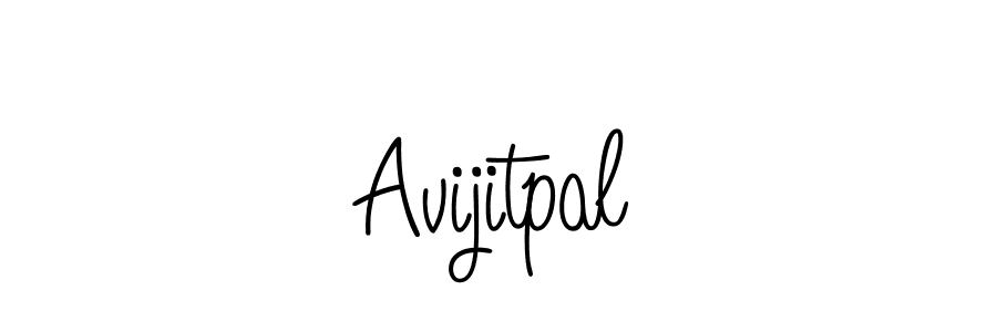 Use a signature maker to create a handwritten signature online. With this signature software, you can design (Angelique-Rose-font-FFP) your own signature for name Avijitpal. Avijitpal signature style 5 images and pictures png