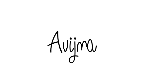 How to Draw Avijna signature style? Angelique-Rose-font-FFP is a latest design signature styles for name Avijna. Avijna signature style 5 images and pictures png