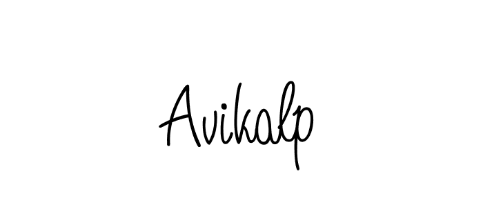 How to make Avikalp signature? Angelique-Rose-font-FFP is a professional autograph style. Create handwritten signature for Avikalp name. Avikalp signature style 5 images and pictures png