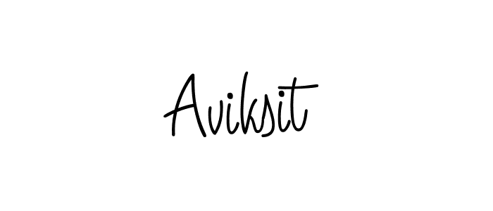 Make a beautiful signature design for name Aviksit. With this signature (Angelique-Rose-font-FFP) style, you can create a handwritten signature for free. Aviksit signature style 5 images and pictures png