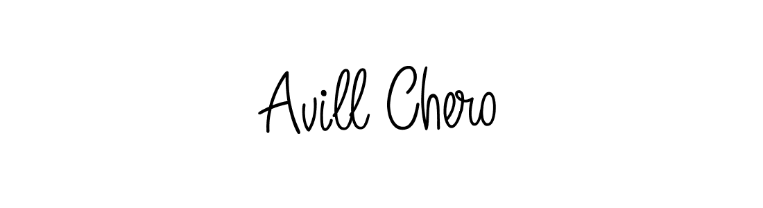 Best and Professional Signature Style for Avill Chero. Angelique-Rose-font-FFP Best Signature Style Collection. Avill Chero signature style 5 images and pictures png