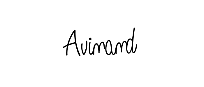 Make a beautiful signature design for name Avinand. Use this online signature maker to create a handwritten signature for free. Avinand signature style 5 images and pictures png