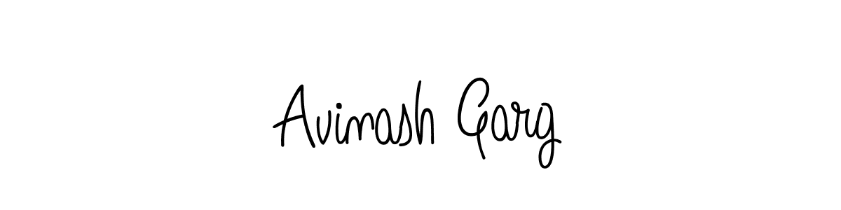 The best way (Angelique-Rose-font-FFP) to make a short signature is to pick only two or three words in your name. The name Avinash Garg include a total of six letters. For converting this name. Avinash Garg signature style 5 images and pictures png