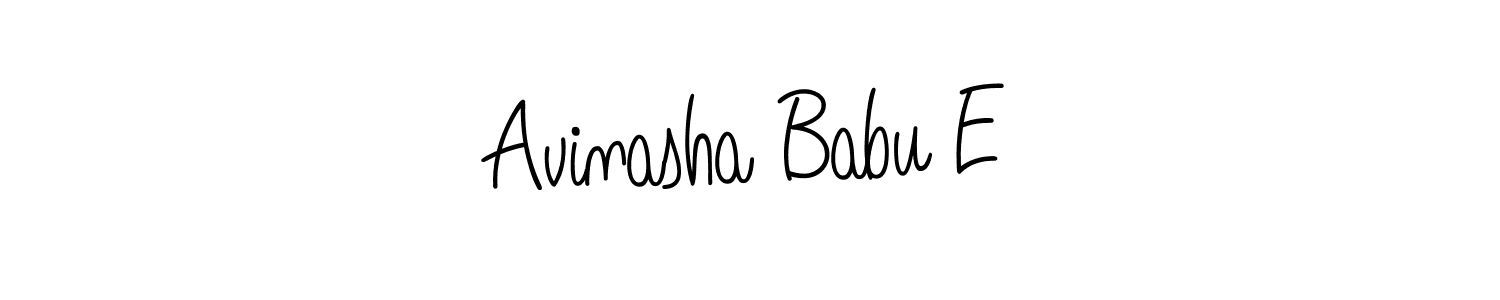 if you are searching for the best signature style for your name Avinasha Babu E. so please give up your signature search. here we have designed multiple signature styles  using Angelique-Rose-font-FFP. Avinasha Babu E signature style 5 images and pictures png