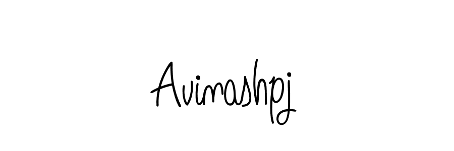 Avinashpj stylish signature style. Best Handwritten Sign (Angelique-Rose-font-FFP) for my name. Handwritten Signature Collection Ideas for my name Avinashpj. Avinashpj signature style 5 images and pictures png