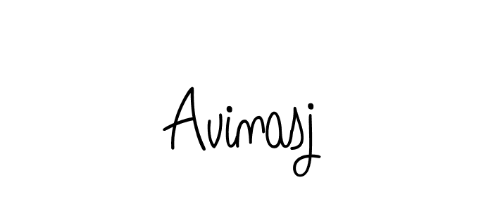 The best way (Angelique-Rose-font-FFP) to make a short signature is to pick only two or three words in your name. The name Avinasj include a total of six letters. For converting this name. Avinasj signature style 5 images and pictures png