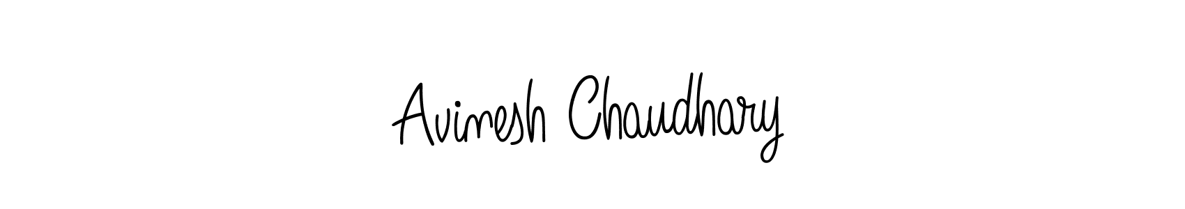 Also we have Avinesh Chaudhary name is the best signature style. Create professional handwritten signature collection using Angelique-Rose-font-FFP autograph style. Avinesh Chaudhary signature style 5 images and pictures png