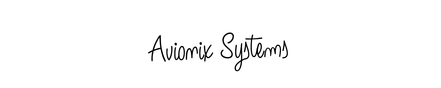Design your own signature with our free online signature maker. With this signature software, you can create a handwritten (Angelique-Rose-font-FFP) signature for name Avionix Systems. Avionix Systems signature style 5 images and pictures png